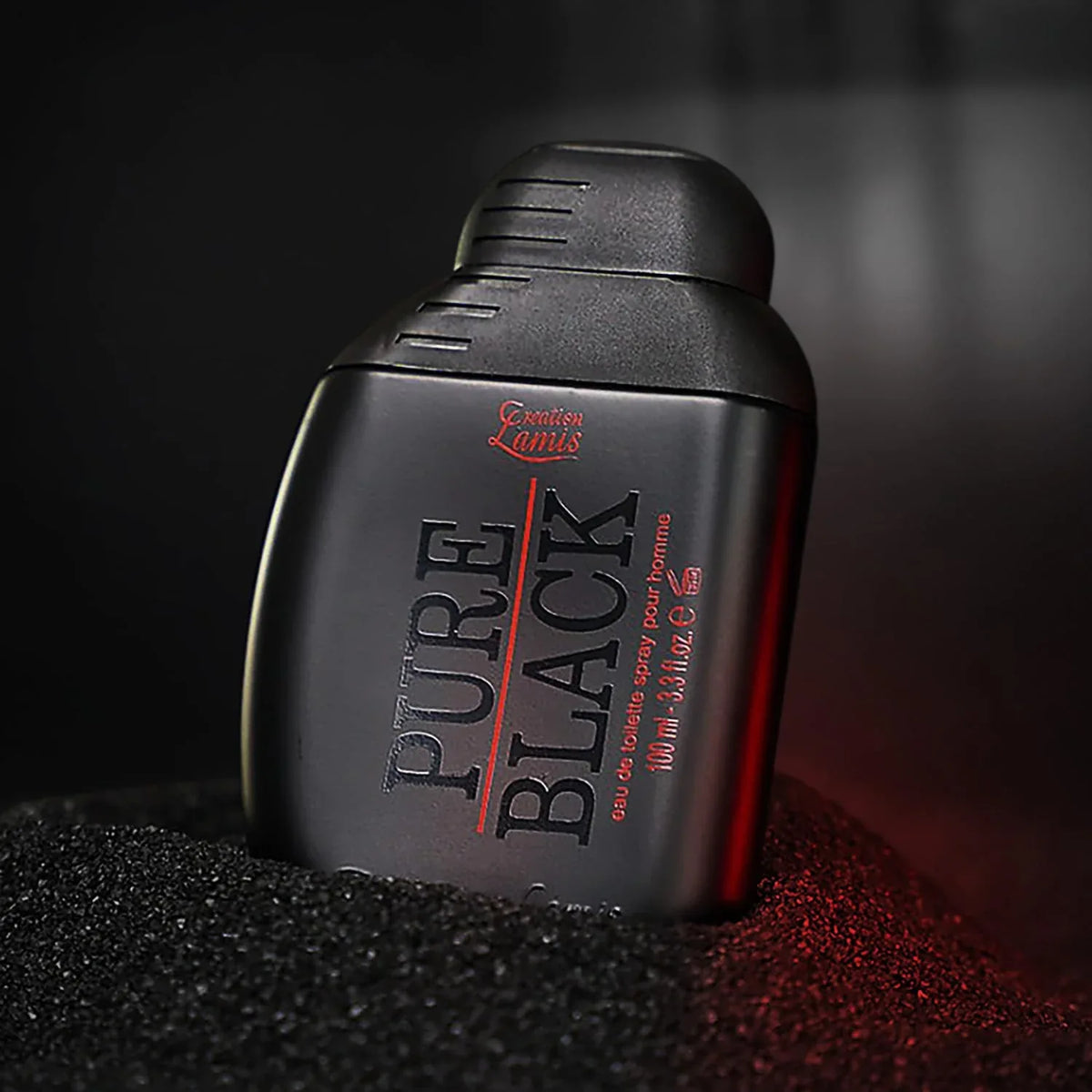 Creation Lamis Pure Black Eau de Toilette Spray for Men 100ml - main view