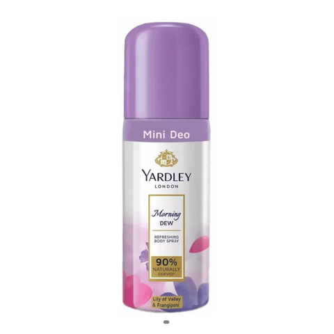 Yardley London Morning Dew Mini Body Spray 50ml – Unisex Fragrance - main view