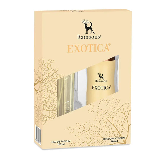 RAMSONS Exotica Gift Pack Eau de Parfum 100ml + body Spray 200ml - main view