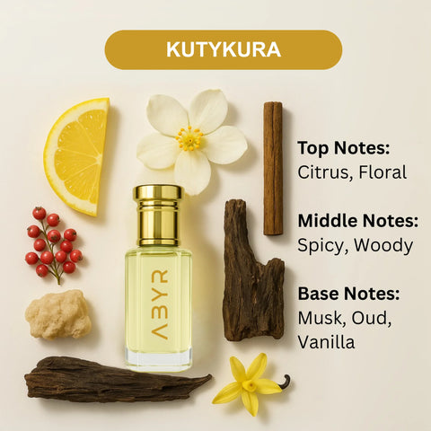ABYR Kutykura Attar – Alcohol-Free Long-Lasting Attar - 12ml view