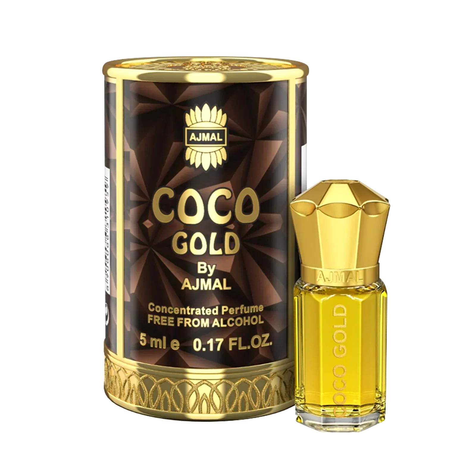 AJMAL COCO GOLD Non-Alcoholic Concentrated Long Lasting Attar For Women - 5 ML - view 3