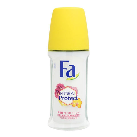 Fa Floral Protect Orchid & Viola Anti-Perspirant Roll On 50ml - main view
