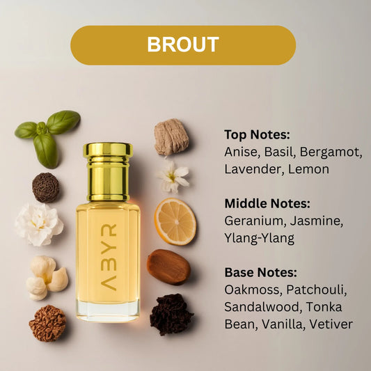 ABYR Brout Attar – Alcohol-Free, Long-Lasting Woody & Spicy Fragrance - 6ml view