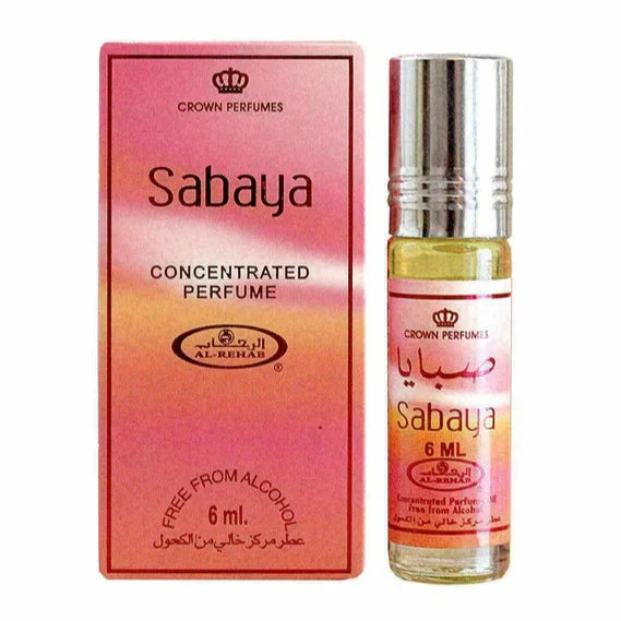 Al Rehab Sabaya Attar 6ml Roll-On | Compact Arabian Perfume Oil for Women - main view