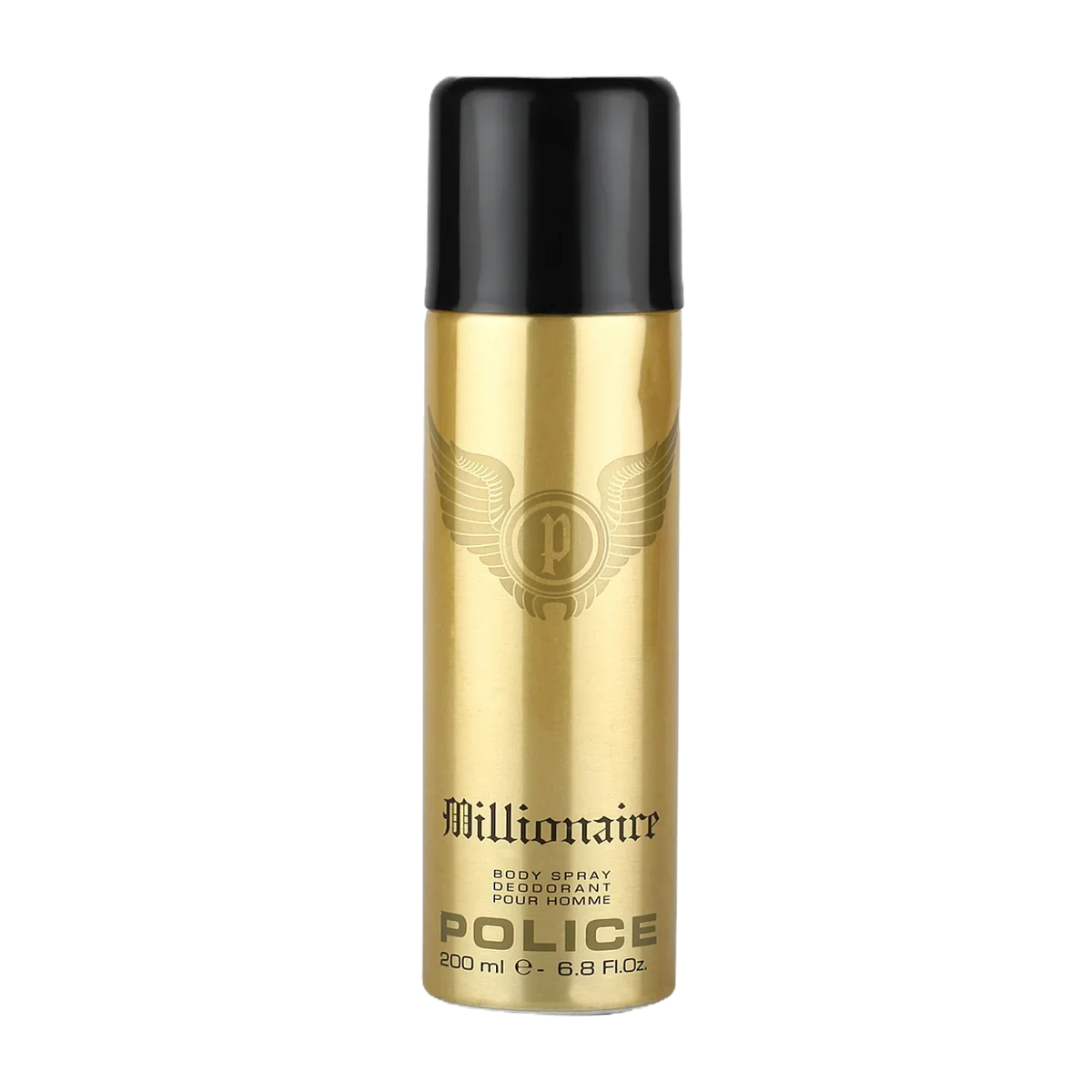 POLICE Millionaire Pour Homme Deodorant 200ml – A Premium Woody Fragrance - main view