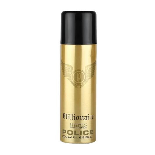 POLICE Millionaire Pour Homme Deodorant 200ml – A Premium Woody Fragrance - main view