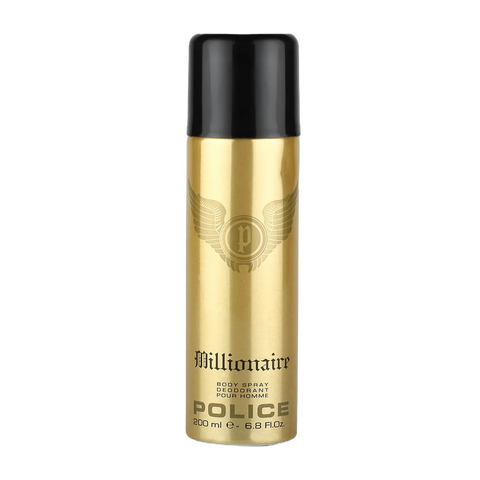 POLICE Millionaire Pour Homme Deodorant 200ml – A Premium Woody Fragrance - main view