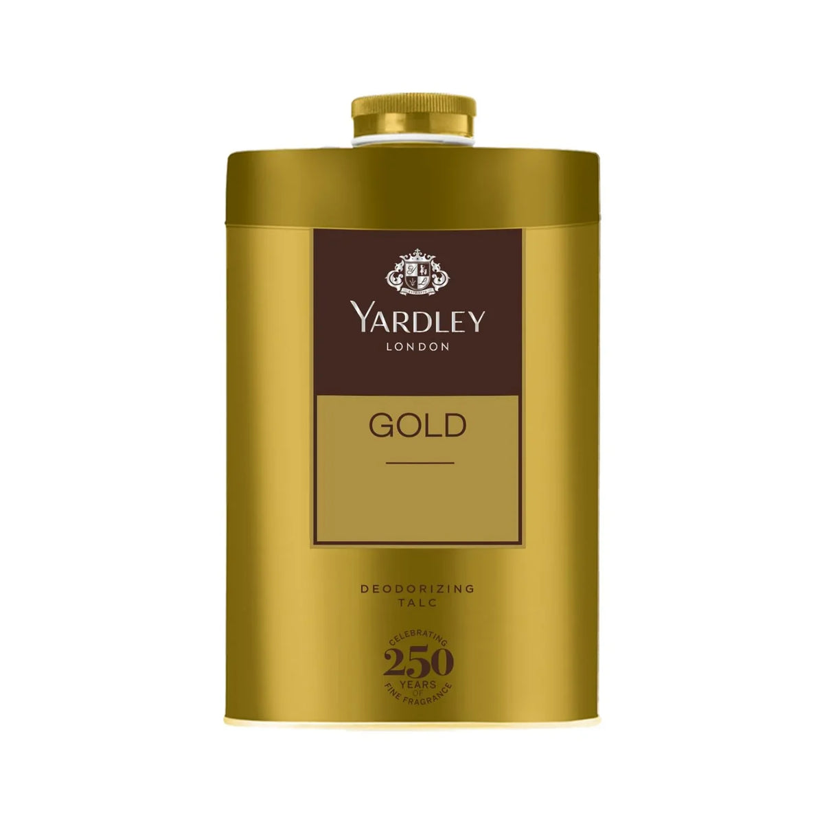 Yardley London Gold Deodorizing Talc: Embrace Timeless Masculine Elegance - main view