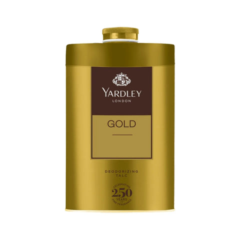Yardley London Gold Deodorizing Talc: Embrace Timeless Masculine Elegance - main view