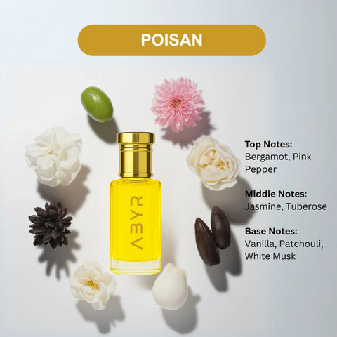 ABYR Poisan Attar – Alcohol-Free Long-Lasting Perfume Oil for Men & Women - 3ml view