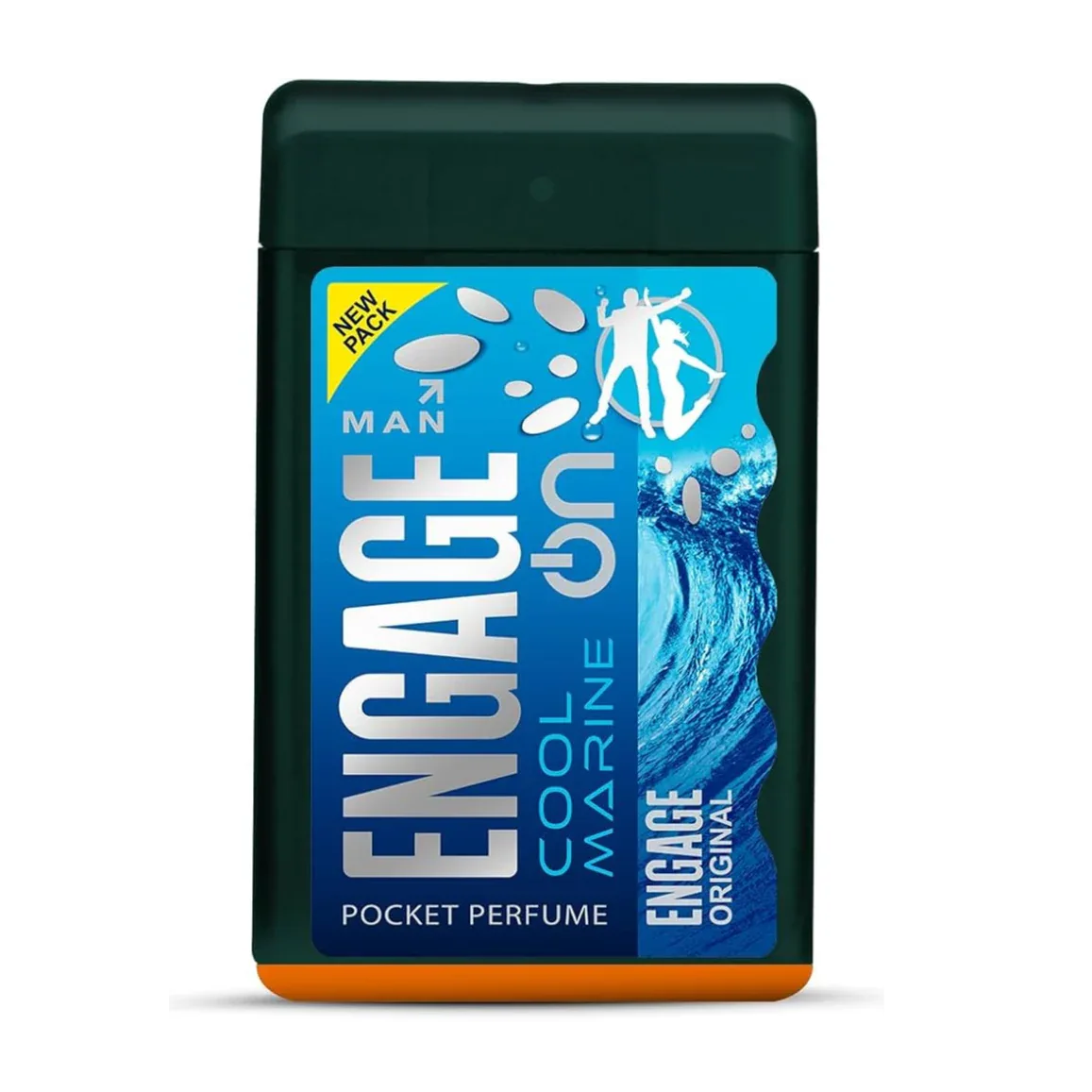 Engage ON Cool Marine Pocket Perfume for Men 18.4 ml - main view