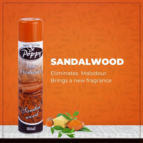 AEROCARE POPPY Sandalwood Room Air Freshener 320ml - view 2
