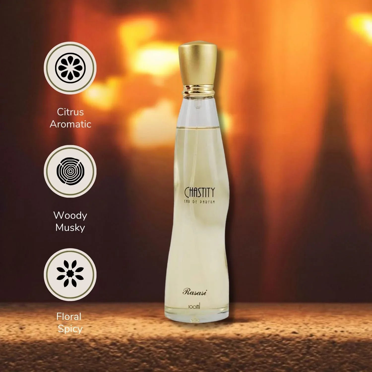 RASASI CHASTITY PERFUME FOR WOMEN Eau de Perfume - 100 ml  (For Women) - view 2