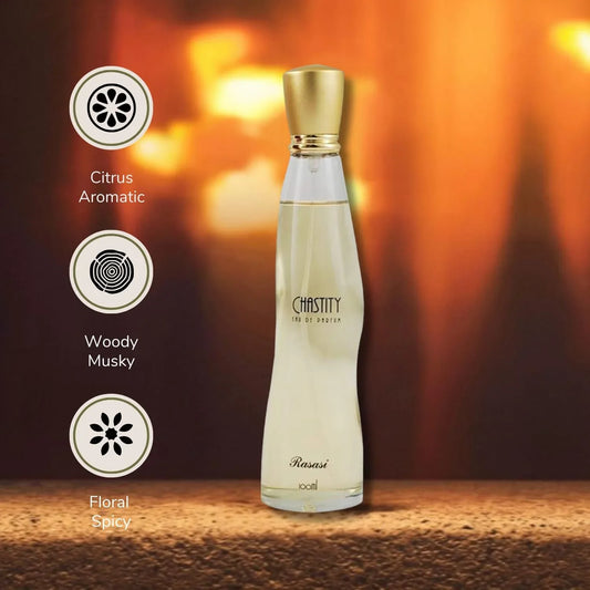 RASASI CHASTITY PERFUME FOR WOMEN Eau de Perfume - 100 ml  (For Women) - view 2