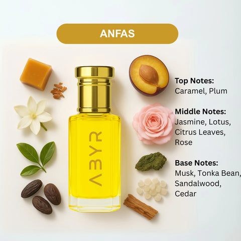 ABYR Anfas Attar – Alcohol-Free, Long-Lasting Oriental Fragrance for Men & Women - 3ml view