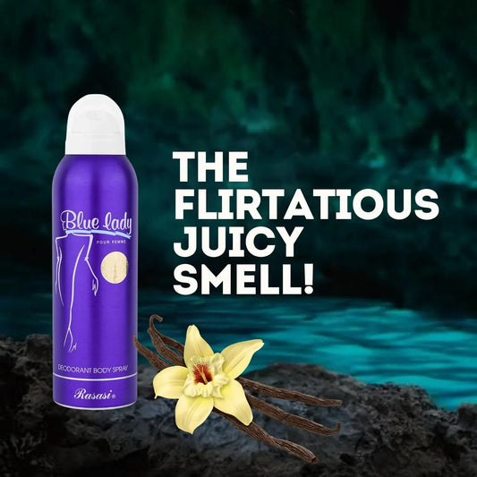 Rasasi Blue Lady Deodorant Spray For Women 200ml - view 2