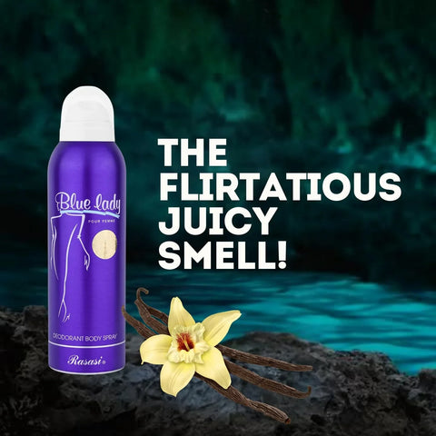 Rasasi Blue Lady Deodorant Spray For Women 200ml - view 2