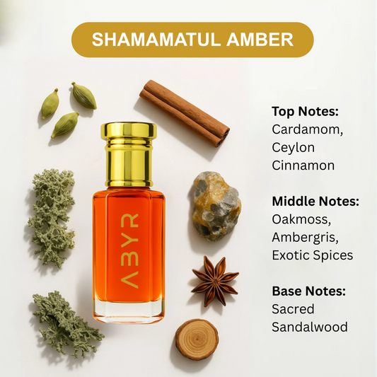 ABYR Shamamatul Amber Attar – Traditional, Alcohol-Free, Long-Lasting Fragrance - 12ml view
