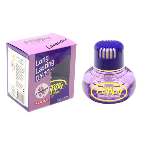 Grace Mate Poppy Lavender Liquid Car Air Freshener – 150ml | Diffuser Compatible - main view