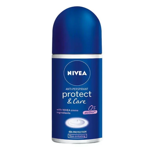 Nivea Protect and Care Antiperspirant Body Roll-On (50ml) – Fresh & Long-lasting - main view