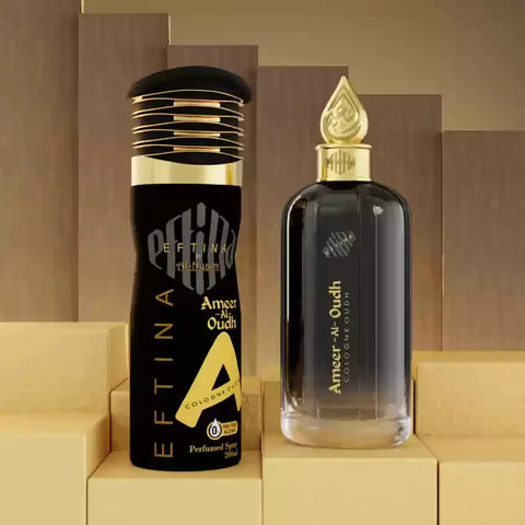 Al Nuaim Ameer Al Oudh Gift Set Unisex (body Spray 200ml + Eau De Perfume 100ml) - view 2