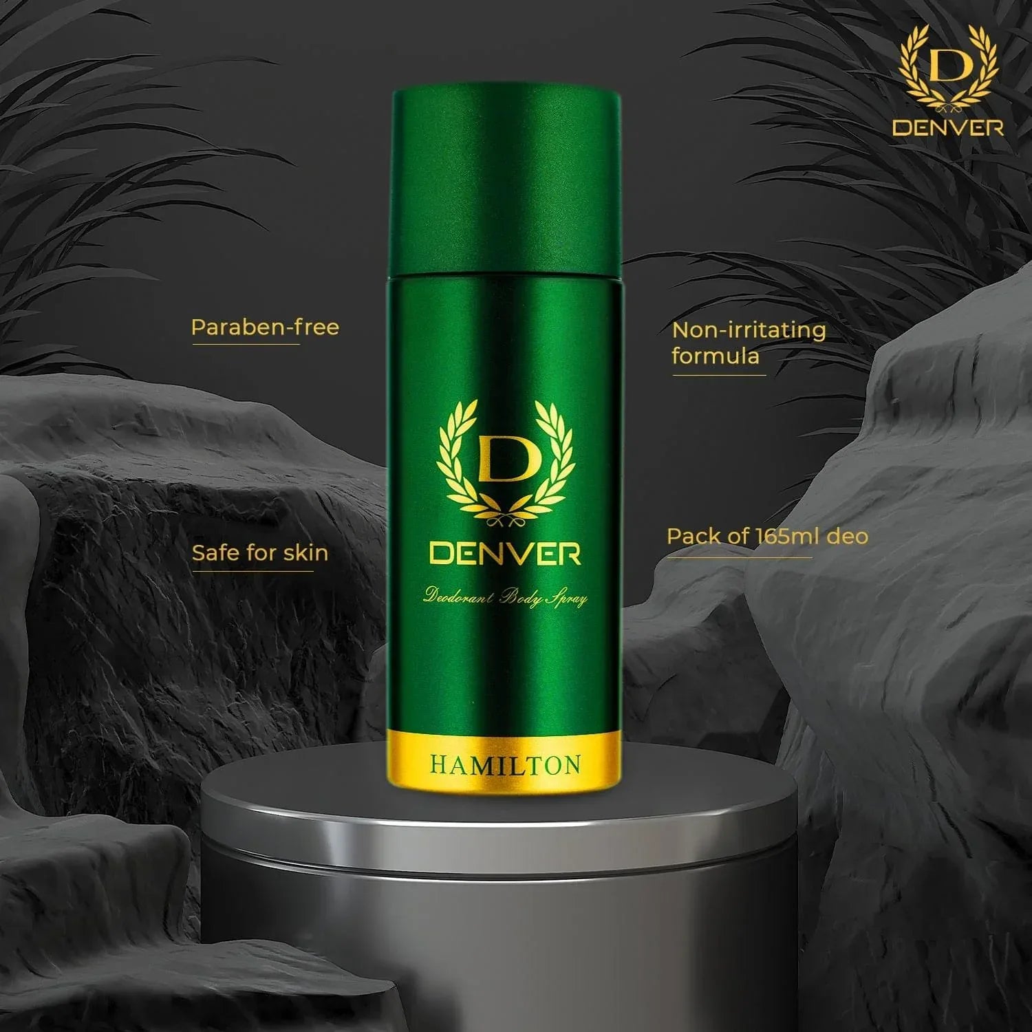 Denver Hamilton Deodorant Body Spray for Men 200 ml - main view