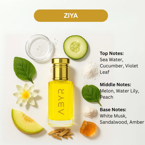 ABYR Ziya Attar – Alcohol-Free, Long-Lasting Oriental Fragrance for Men & Women - 12ml view