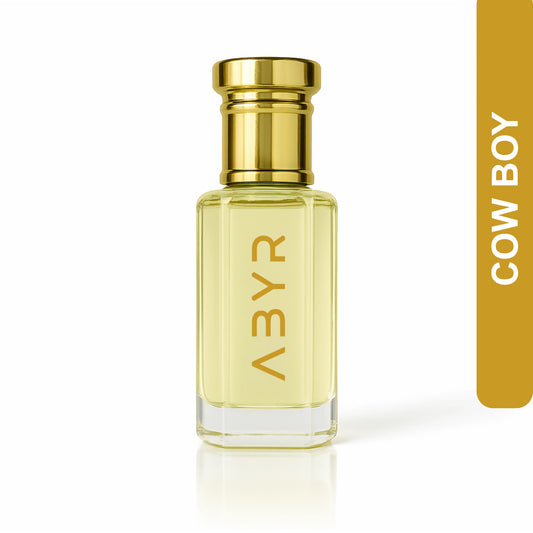 ABYR Cow Boy Attar – Alcohol-Free Masculine Fragrance with Leather & Woody Notes - 12ml view