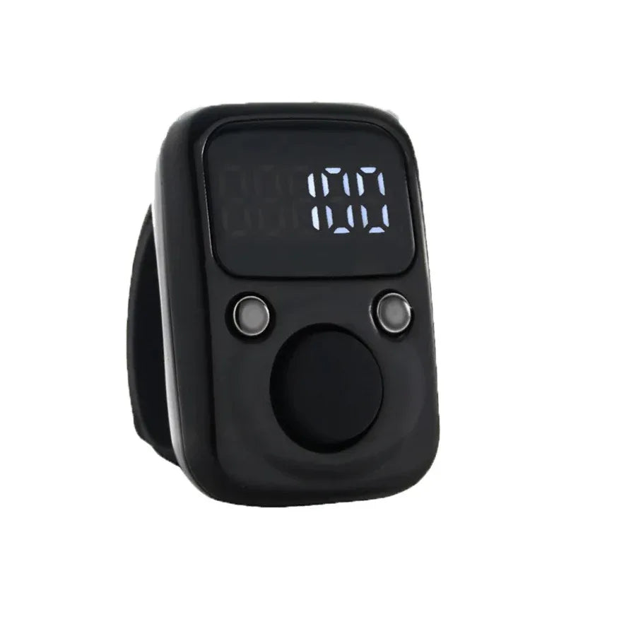 Electronic Finger Tally Counter with LED Screen | Digital Tasbih Zikr Ring - main view