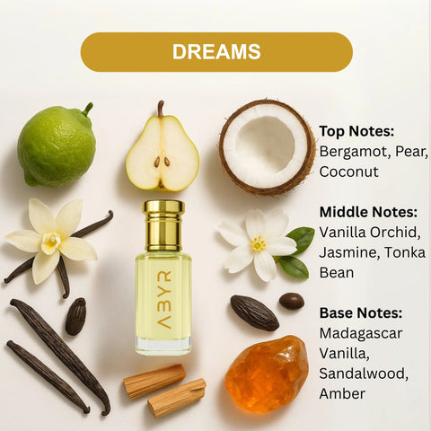 ABYR Dreams Attar – Alcohol-Free Long-Lasting Unisex Perfume Oil - 3ml view