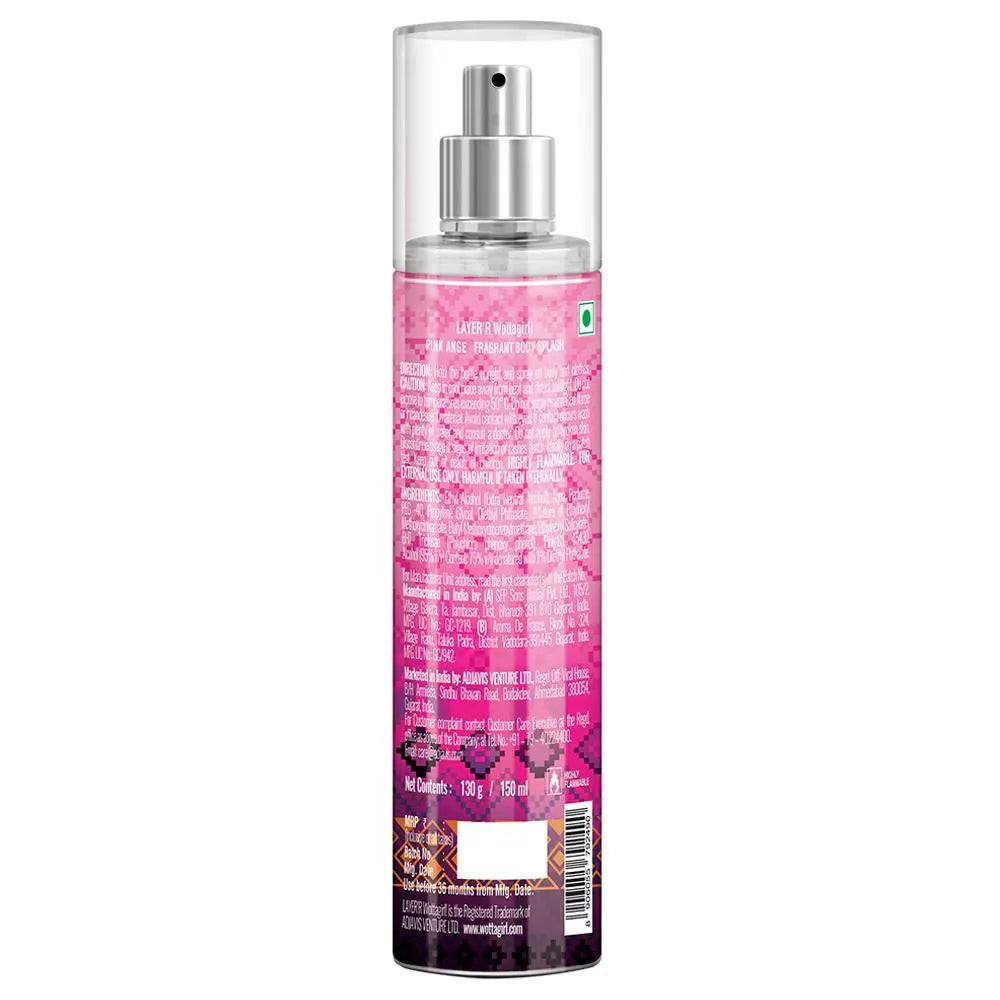 Layer'r Wottagirl Pink Angel Fragrant Body Splash for Women 150ML - view 2