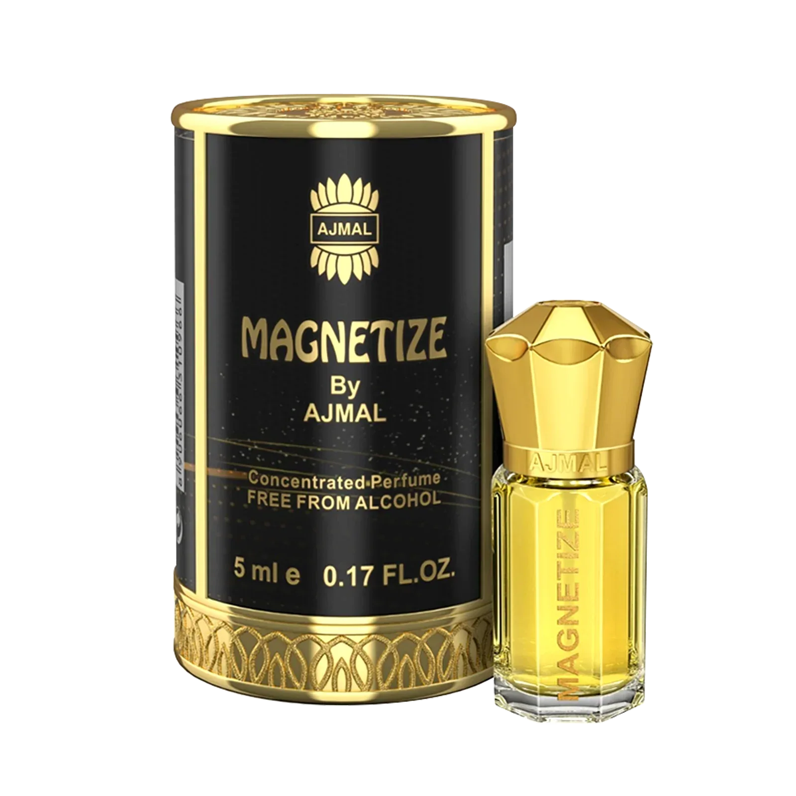 AJMAL MAGNETIZE Non-Alcoholic Concentrated Long Lasting Attar For Men - 5 ML - view 3