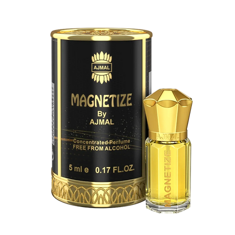 AJMAL MAGNETIZE Non-Alcoholic Concentrated Long Lasting Attar For Men - 5 ML - view 3