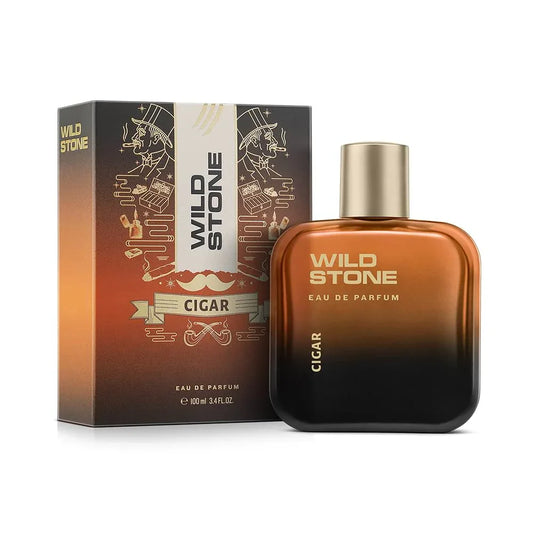 Wild Stone Cigar Eau De Parfum for Men, 100ml | Spicy and Woody Long-Lasting - main view