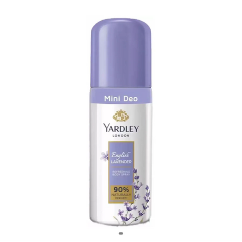 Yardley London English Lavender Mini Body Spray 50ml – Unisex Perfume - main view