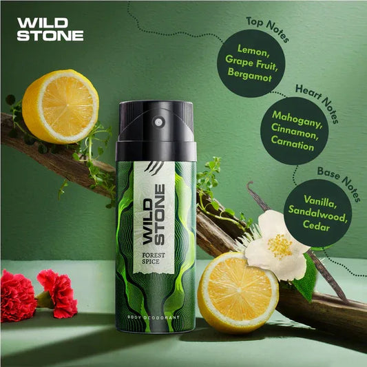 Wild Stone Forest Spice Deodorant Body Spray for Men, 150ml - view 2