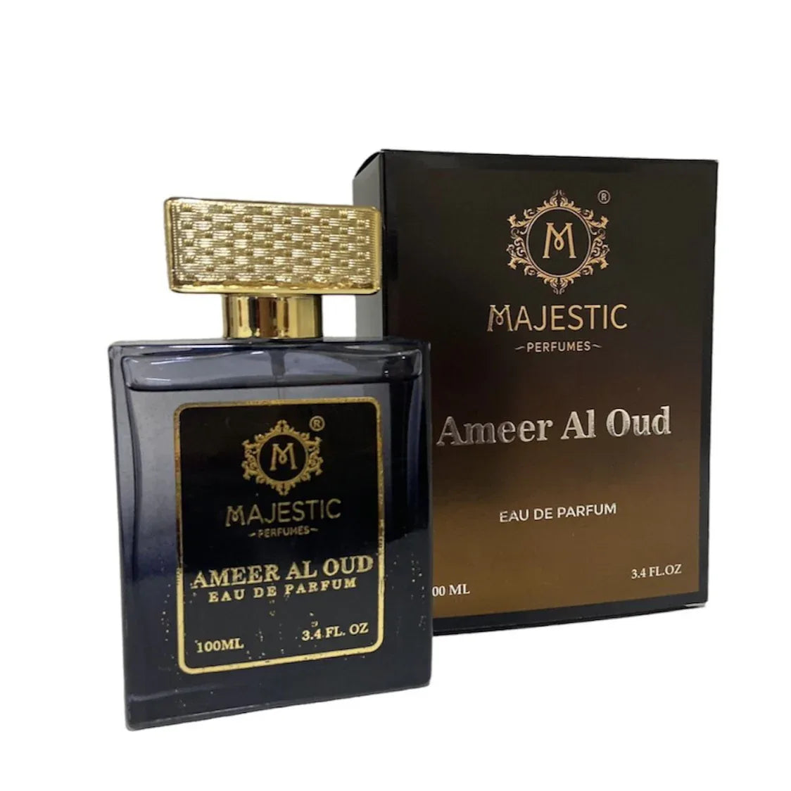 MAJESTIC PERFUME Ameer Al Oud Eau de Parfum 100 ml | Exquisite Fragrance for Men - main view