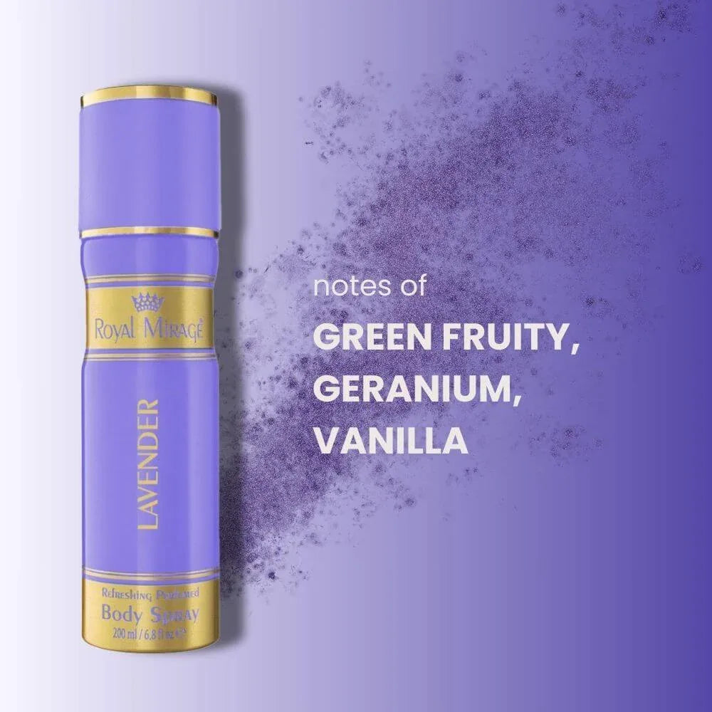 Royal Mirage Lavender 200ml Body Spray - view 2