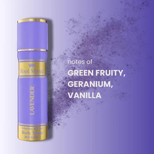Royal Mirage Lavender 200ml Body Spray - view 2
