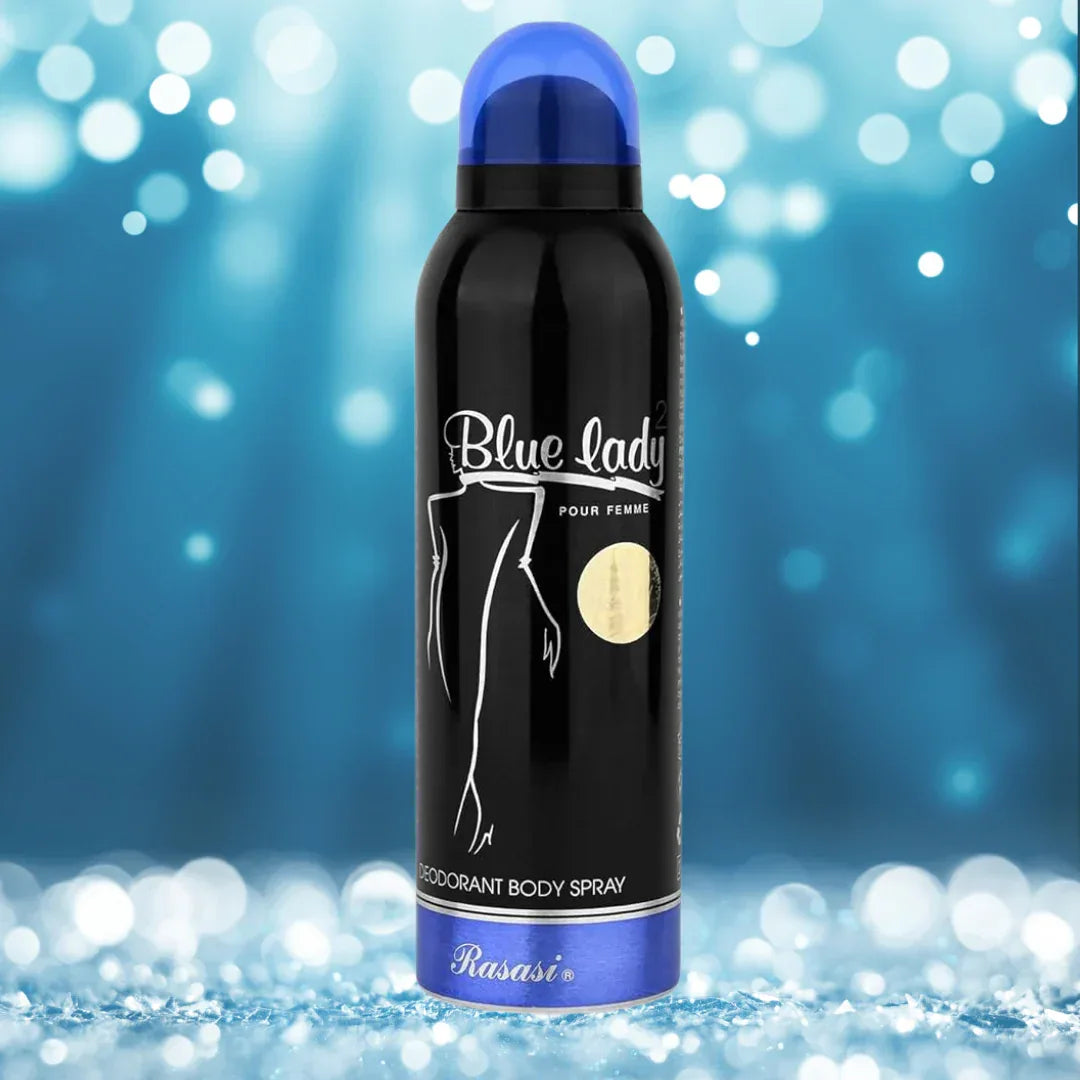 Rasasi Blue Lady 2 Black Deodorant Spray 200ML - main view