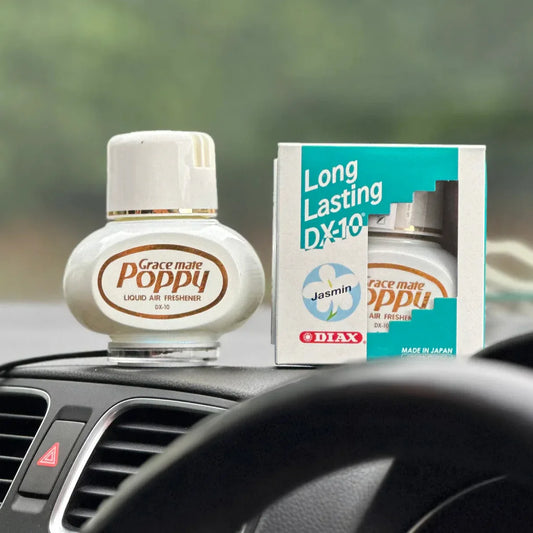 Grace Mate Poppy Jasmin Liquid Car Air Freshener – 150ml Diffuser Compatible - main view