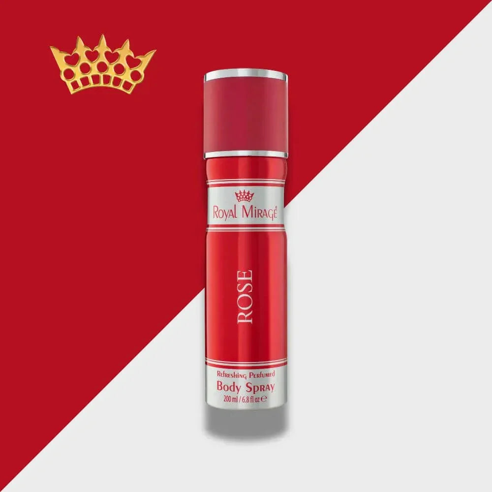 Royal Mirage Rose Body Deodorant Spray 200ml - main view