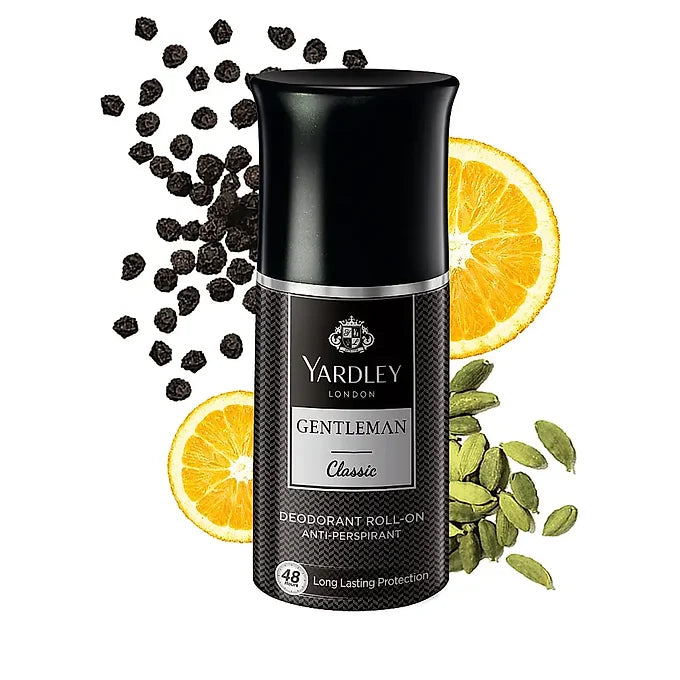 Yardley London Gentleman Classic Roll-On For Men| Masculine Fragrance| 50ml