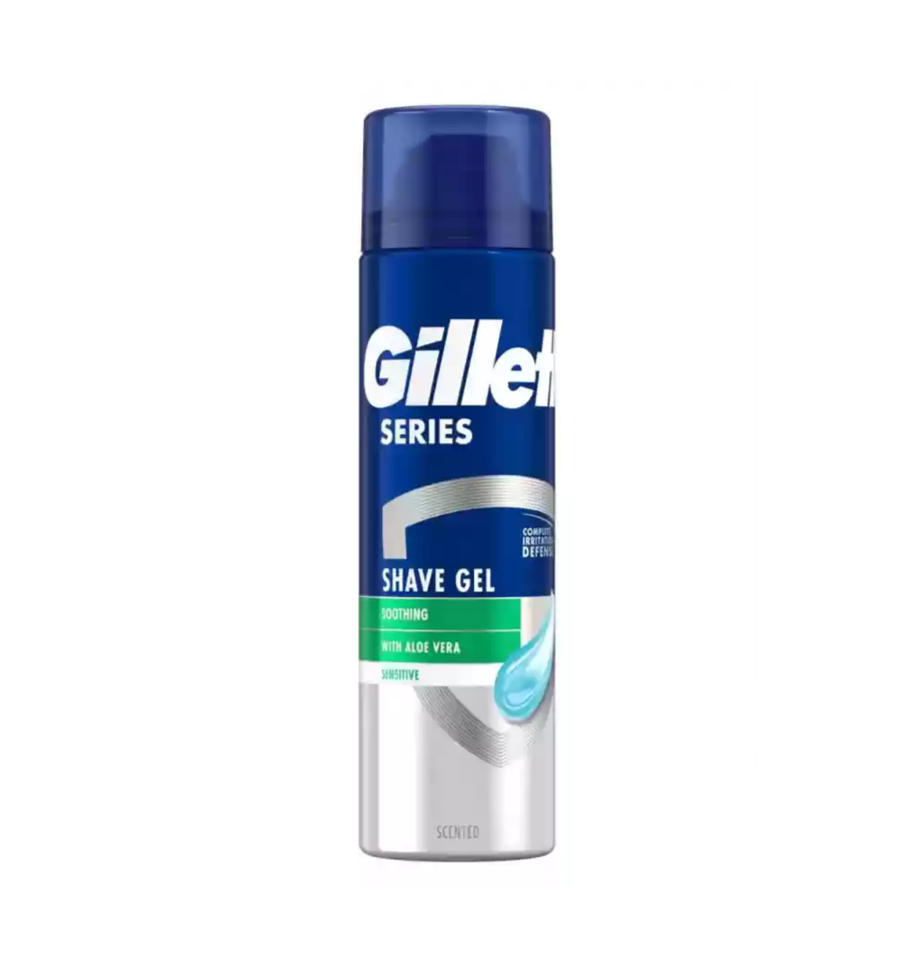 Gillette Series Shave Gel Soothing With Aloe Vera for Sensitive Skin 200mL - main view