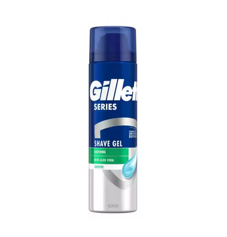 Gillette Series Shave Gel Soothing With Aloe Vera for Sensitive Skin 200mL - main view