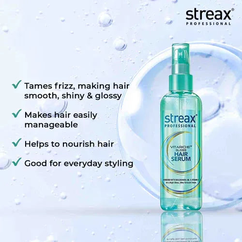 Streax Professional Vitariche Gloss Hair Serum – 125 ml - view 2