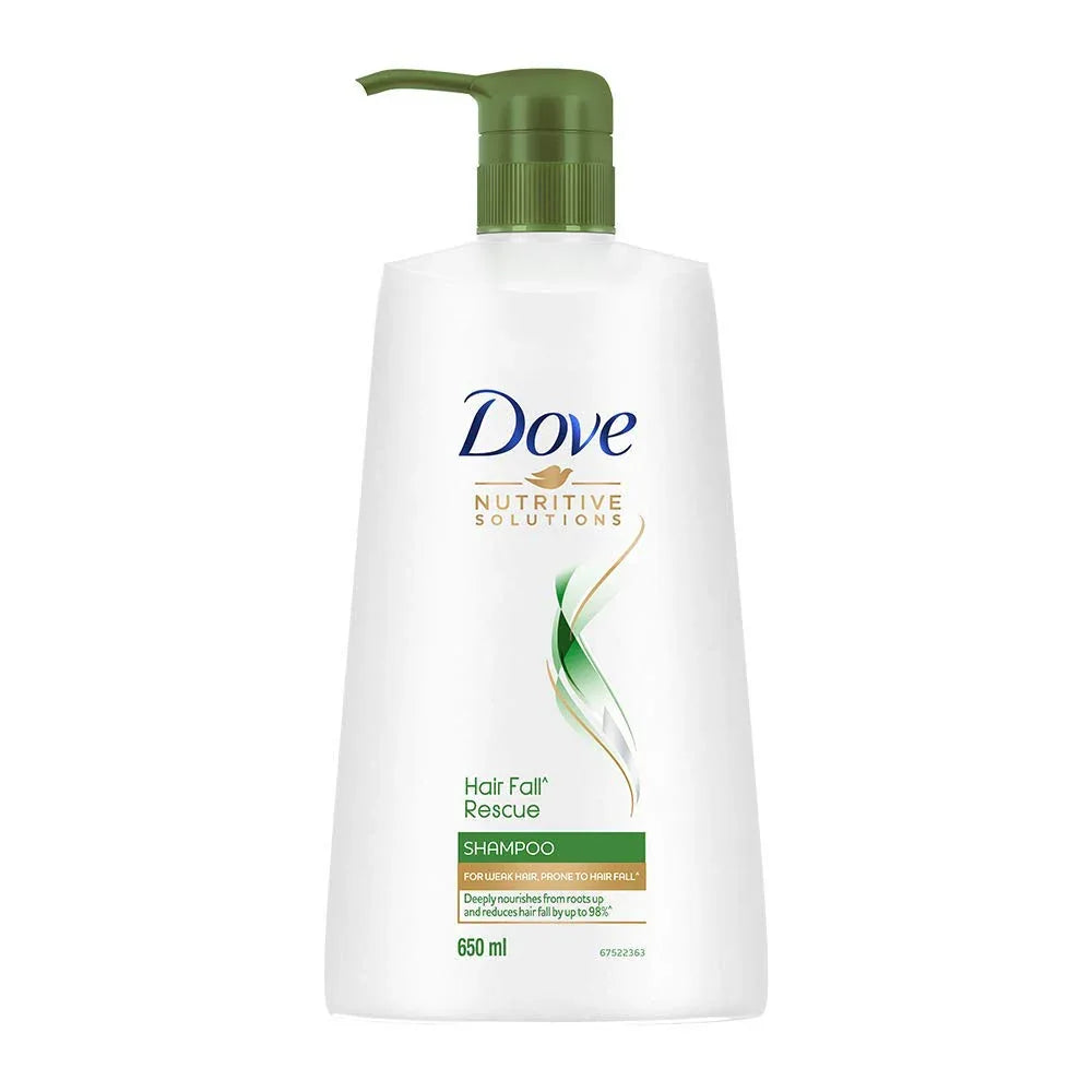 Dove Nutritive Solutions Hair Fall Rescue Shampoo 650 ml – Strengthen & Revives - main view