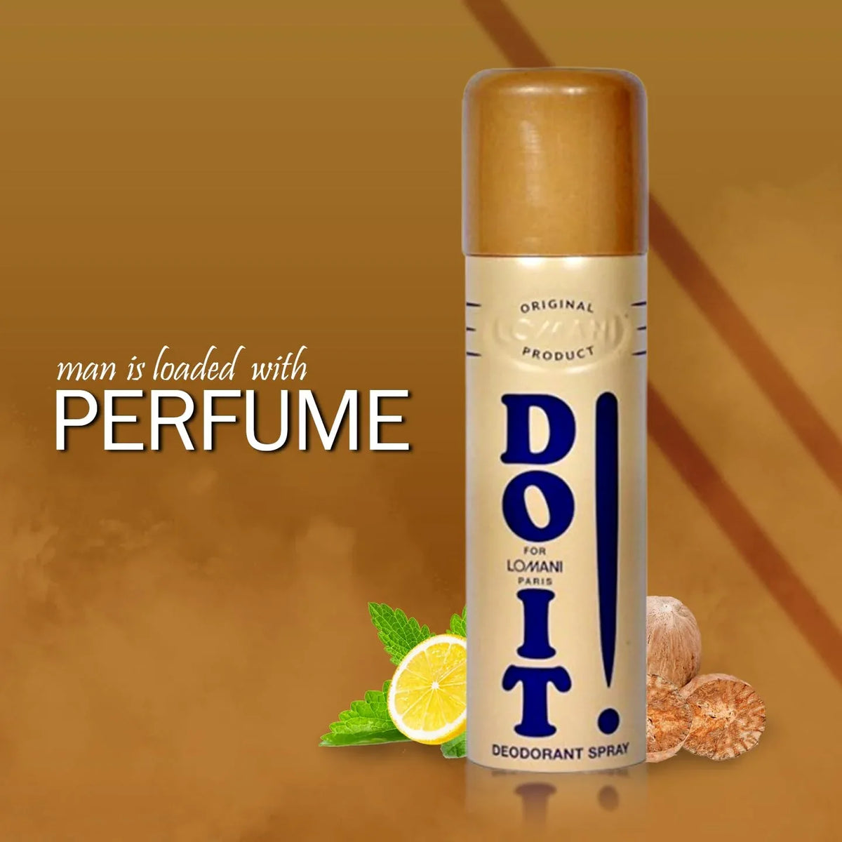 Lomani Do It Deodorant Citrus Spray For Men, 200ml - main view
