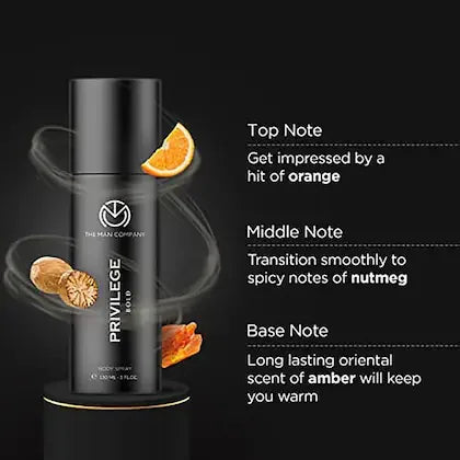 The Man Company Privilege Bold Deodorant for Men| Premium Fragrance Body Spray - view 3