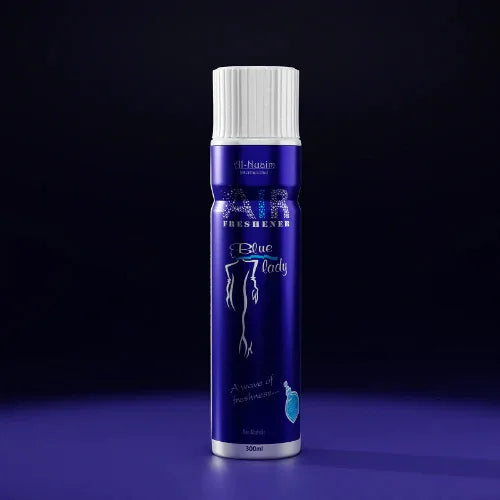 Al Nuaim Blue Lady Alcohol-Free Air Freshener Spray - 300 ml - main view
